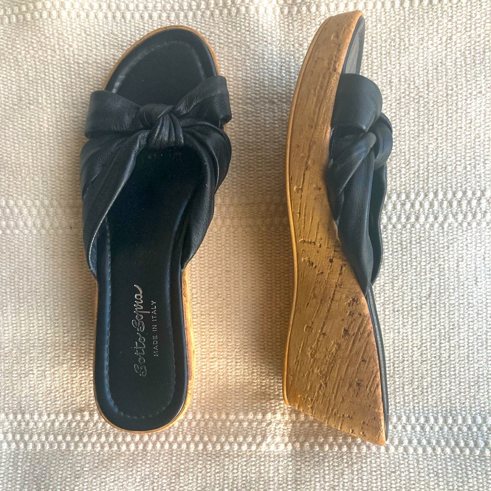 Wedge Leather shoes
